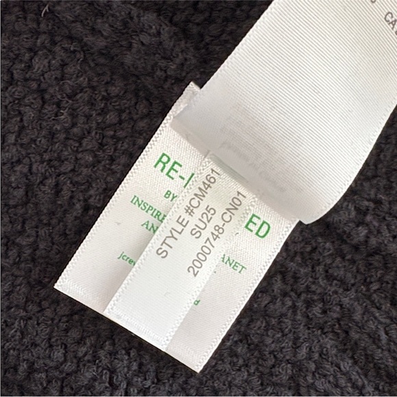 J. Crew Black Marina V- Neck Cardigan Sweater, Size XL, NWT - Picture 9 of 14